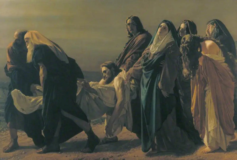 무덤에 누이심 - 안토니오 치세리

Source:
La mise au tombeau - Antonio Ciseri