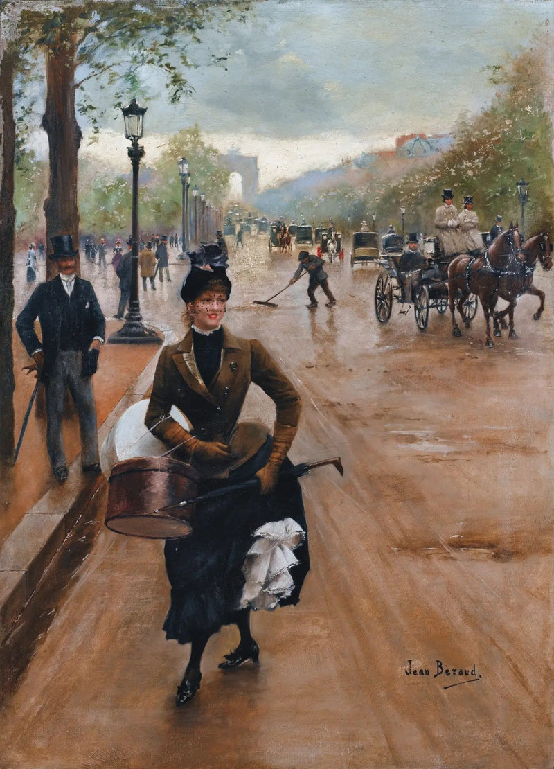 샹젤리제 거리의 모디스트 - 장 브로

Source:
La Modiste sur les Champs-Élysées - Jean Béraud