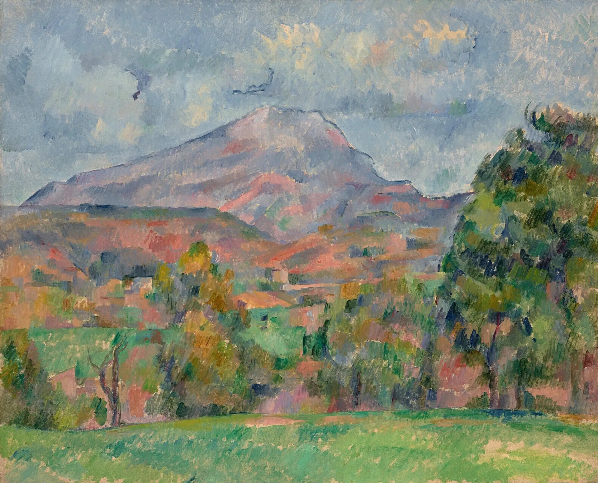 La Montagne Sainte-Victoire - Paul Cézanne image 1 copie peinte à la main à l’huile