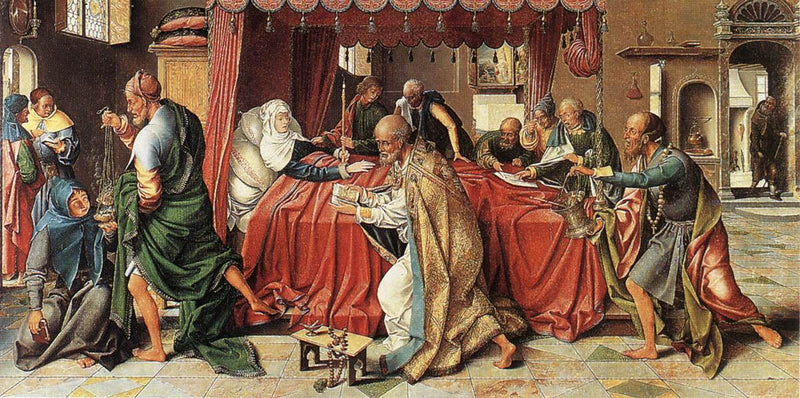 성모의 죽음 - Joos van Cleve