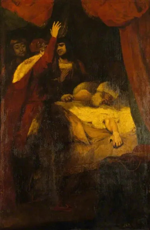 보르포르 추기경의 죽음 (1377-1447) (윌리엄 셰익스피어의 헨리 6세, 제2부, 3막, 3장 발췌) - 조슈아 레이놀즈