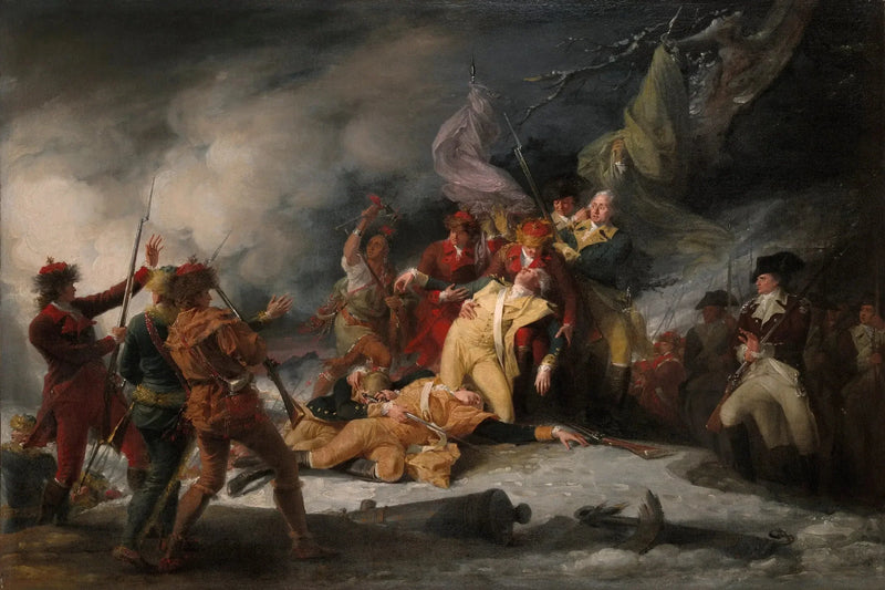 퀘벡 전투에서 몽고메리 장군의 사망, 1775년 12월 31일 - 존 트럼벌

Source:
La Mort du général Montgomery à la bataille de Québec, le 31 décembre 1775 - John Trumbull