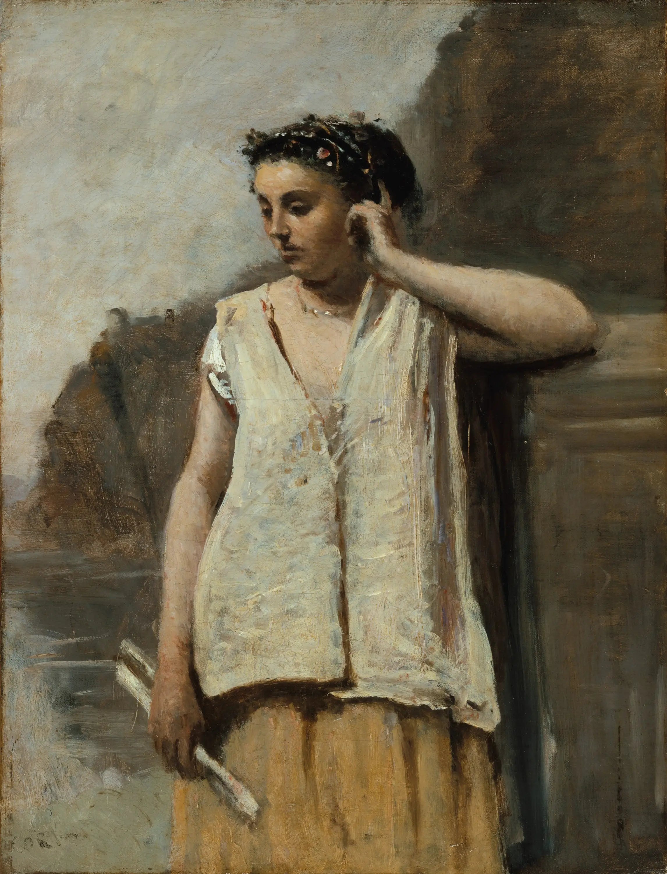 La Muse: L’Histoire - Jean-Baptiste Camille Corot - Alpha Reproduction