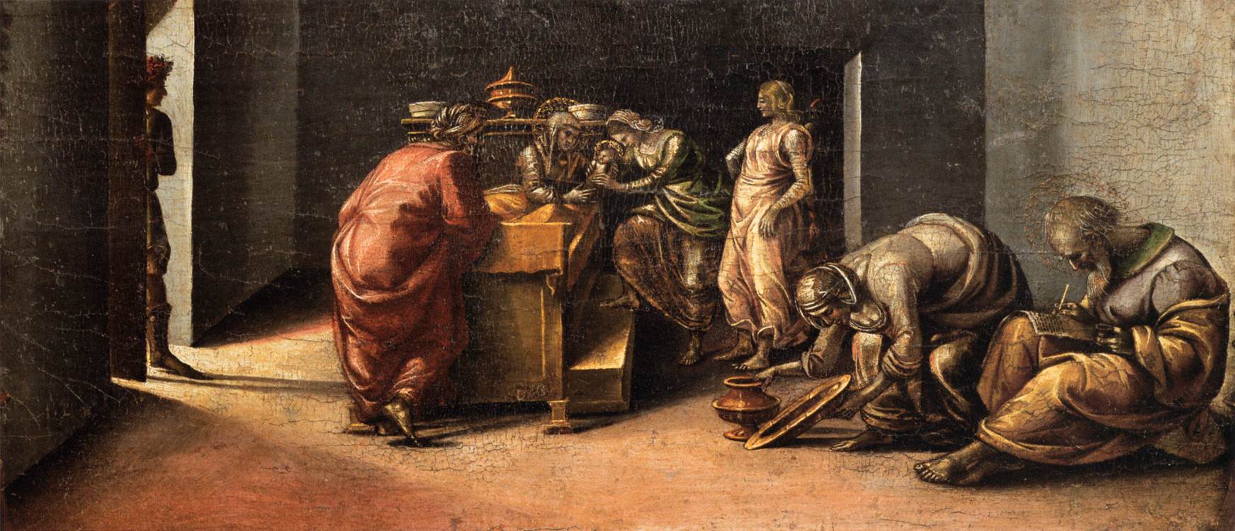 La Naissance de saint Jean Baptiste et l’imposition de son nom - Luca Signorelli - Alpha Reproduction