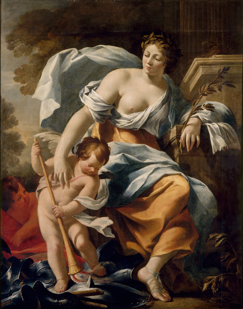 La Paix - Simon Vouet image 1 reproduction artisanale de tableau