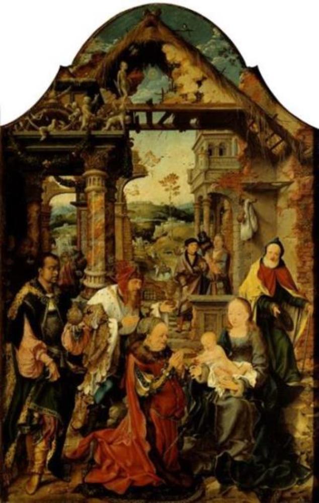 작은 동방박사들의 숭배 - Joos van Cleve