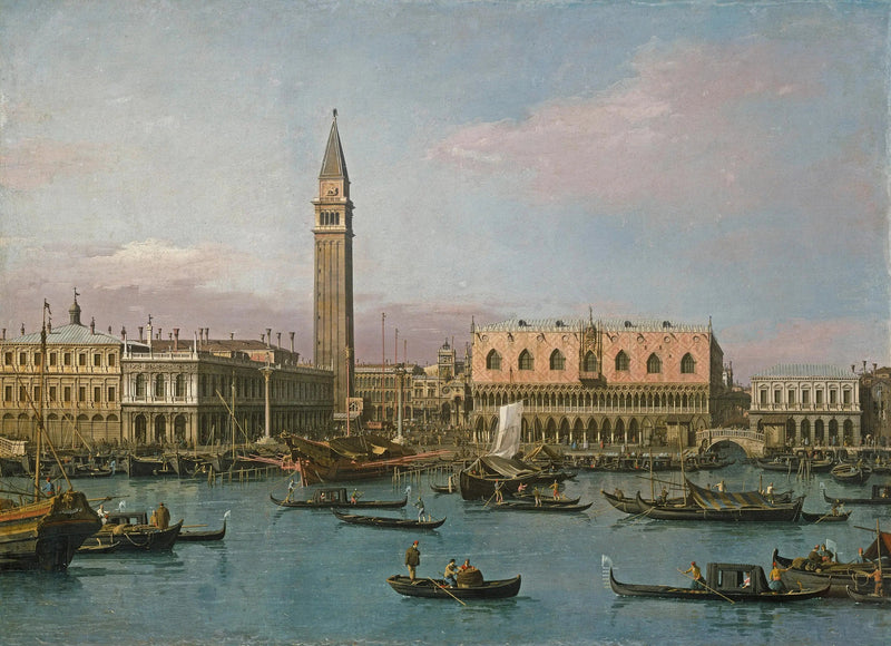 라 피아제타와 산 마르코 만 - 카날레토

Source:
La Piazzetta et le Bacino di San Marco - Canaletto