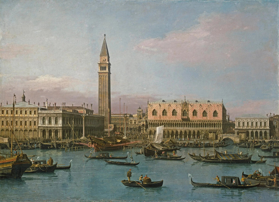 라 피아제타와 산 마르코 만 - 카날레토

Source:
La Piazzetta et le Bacino di San Marco - Canaletto