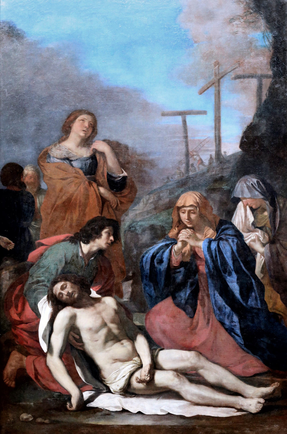 La Pietà - Guercino image 1 reproduction de peinture à l’huile