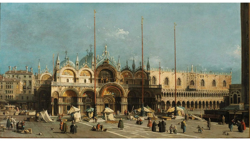 베니스의 산 마르코 광장 - 카날레토

Source:
La place Saint-Marc à Venise - Canaletto