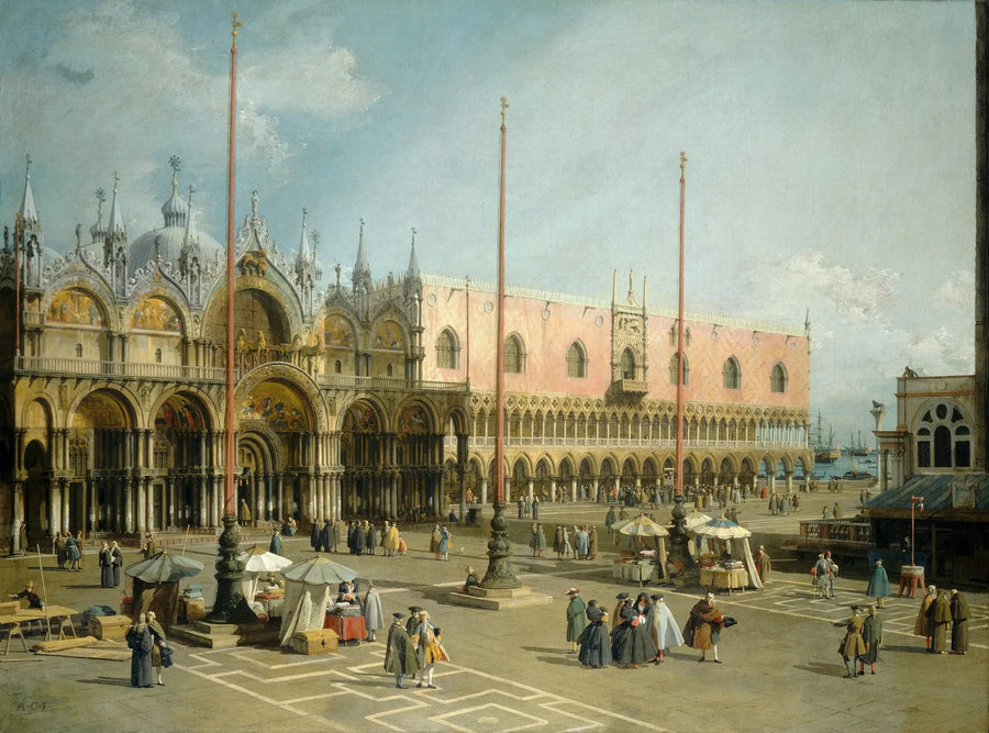 베니스의 산 마르코 광장 - 카날레토

Source:
La place Saint-Marc à Venise - Canaletto