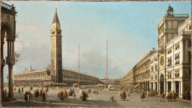 성 마르코 광장 남쪽과 서쪽 방향 - 카날레토

Source:
La Place Saint-Marc vers le sud et l'ouest - Canaletto