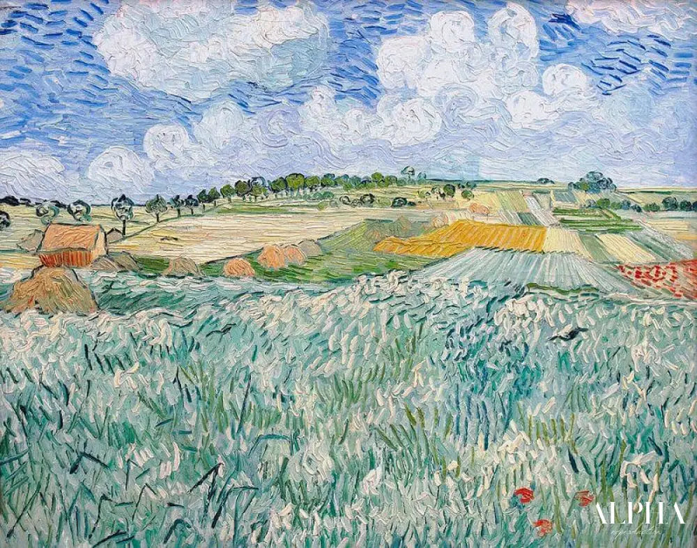 La plaine à Auvers sur Oise - Van Gogh - Reproductions de tableaux et peintures haut de gamme