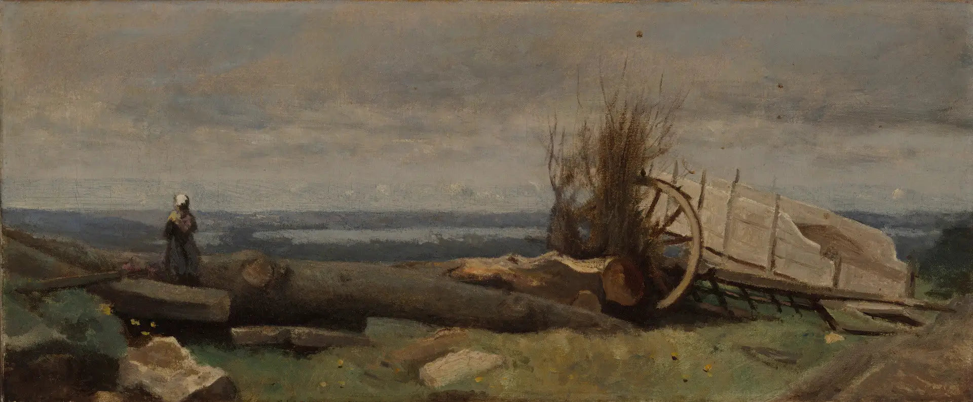 La plaine de la Beauce - Jean-Baptiste Camille Corot - Alpha Reproduction