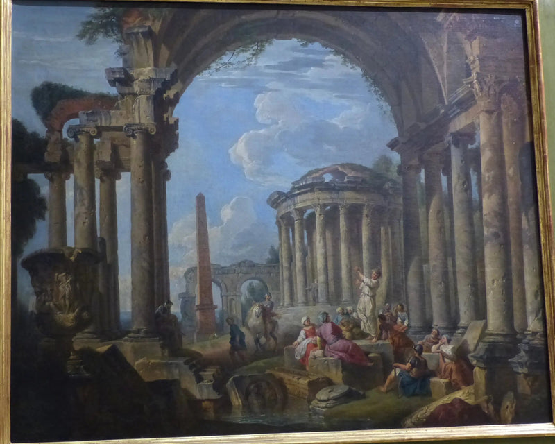 고대 유적지에서의 설교 - 조반니 파올로 파니

Source:
La Prédication dans des ruines antiques - Giovanni Paolo Panini