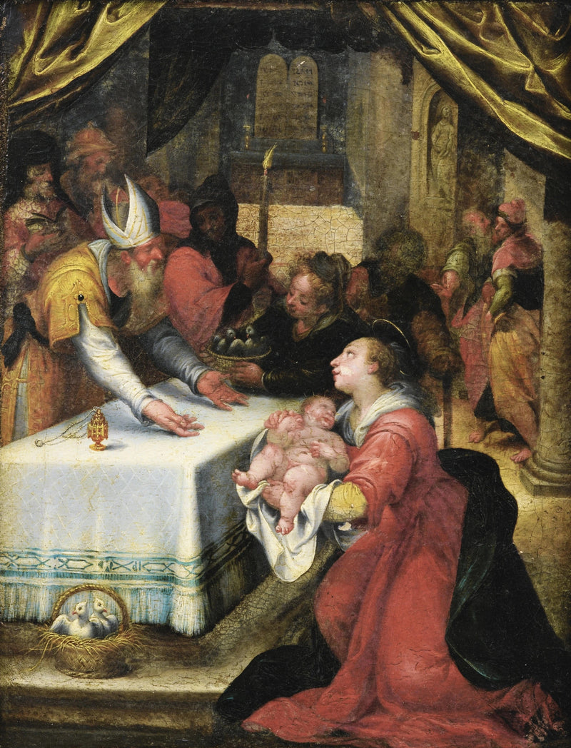 예수의 성전 봉헌 - 데니 칼바에르