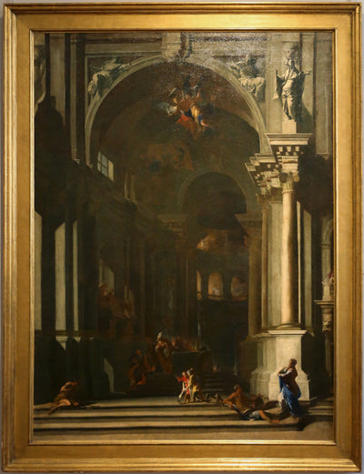 La présentatrice au Temple - Andrea Pozzo - Alpha Reproduction