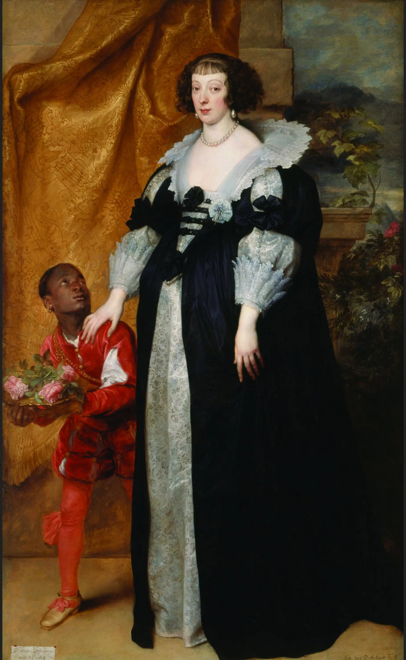 랑슈드프루아스 헨리에트 드 로렌 (1611-1660), 페이지와 함께 - 앙투안 반 다이크

Source:
La princesse Henriette de Lorraine (1611-1660), accompagnée d'un page - Antoine van Dyck