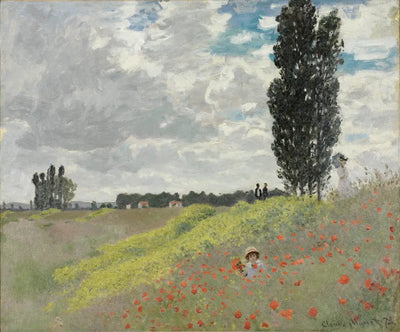 Reproduction du tableau « La Promenade dans les prairies à Argenteuil - Claude Monet » par Alpha Reproduction en peinture à l’huile