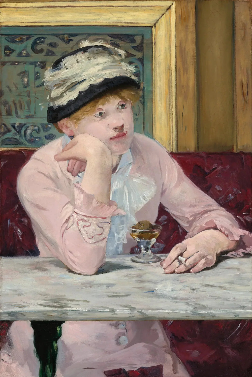 La Prune - Édouard Manet image 1 copie de tableau peinte à la main