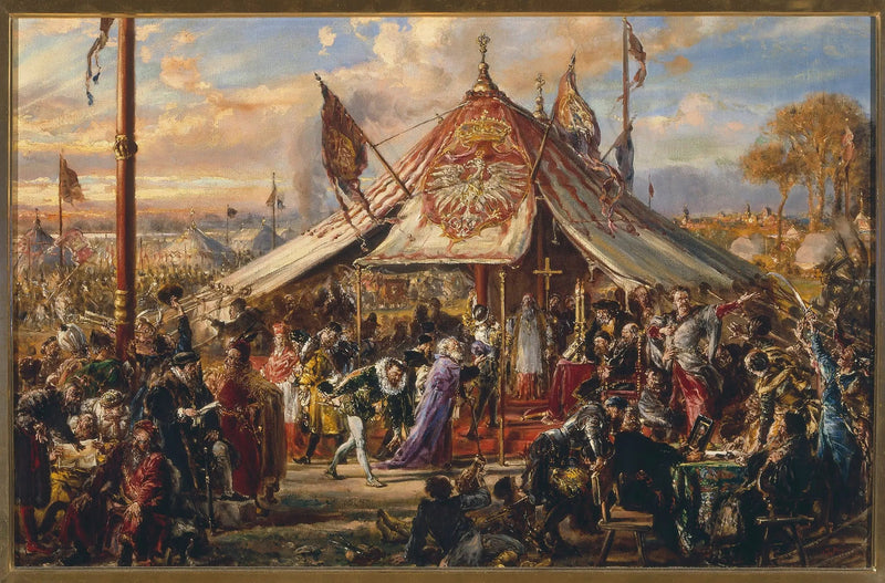 폴란드 문명사 시리즈 - 제인 마테이코의 영국 연합 왕국 절정기 힘

Source:
La puissance du Commonwealth à son apogée, de la série « Histoire de la civilisation en Pologne » - Jan Matejko