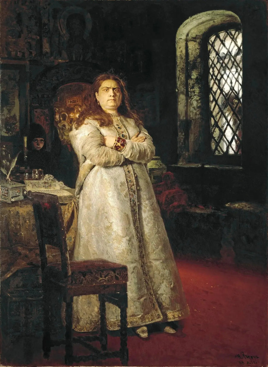 레지엔트 소피 - 일리아 레핀

Source:
La Régente Sophie - Ilya Repin