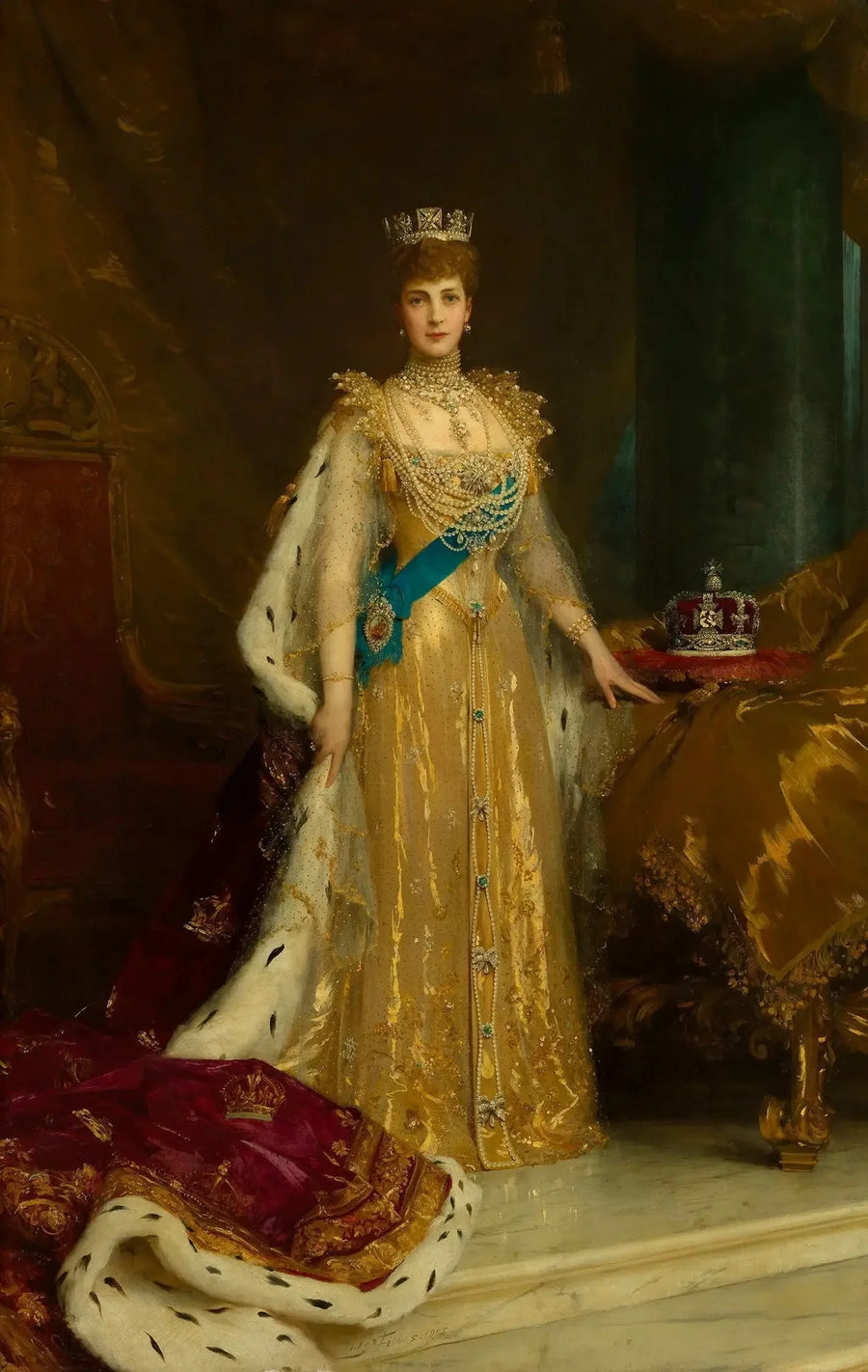 알렉산드라 여왕 (1844-1925) - 루크 필즈

Source:
La reine Alexandra (1844-1925) - Luke Fildes