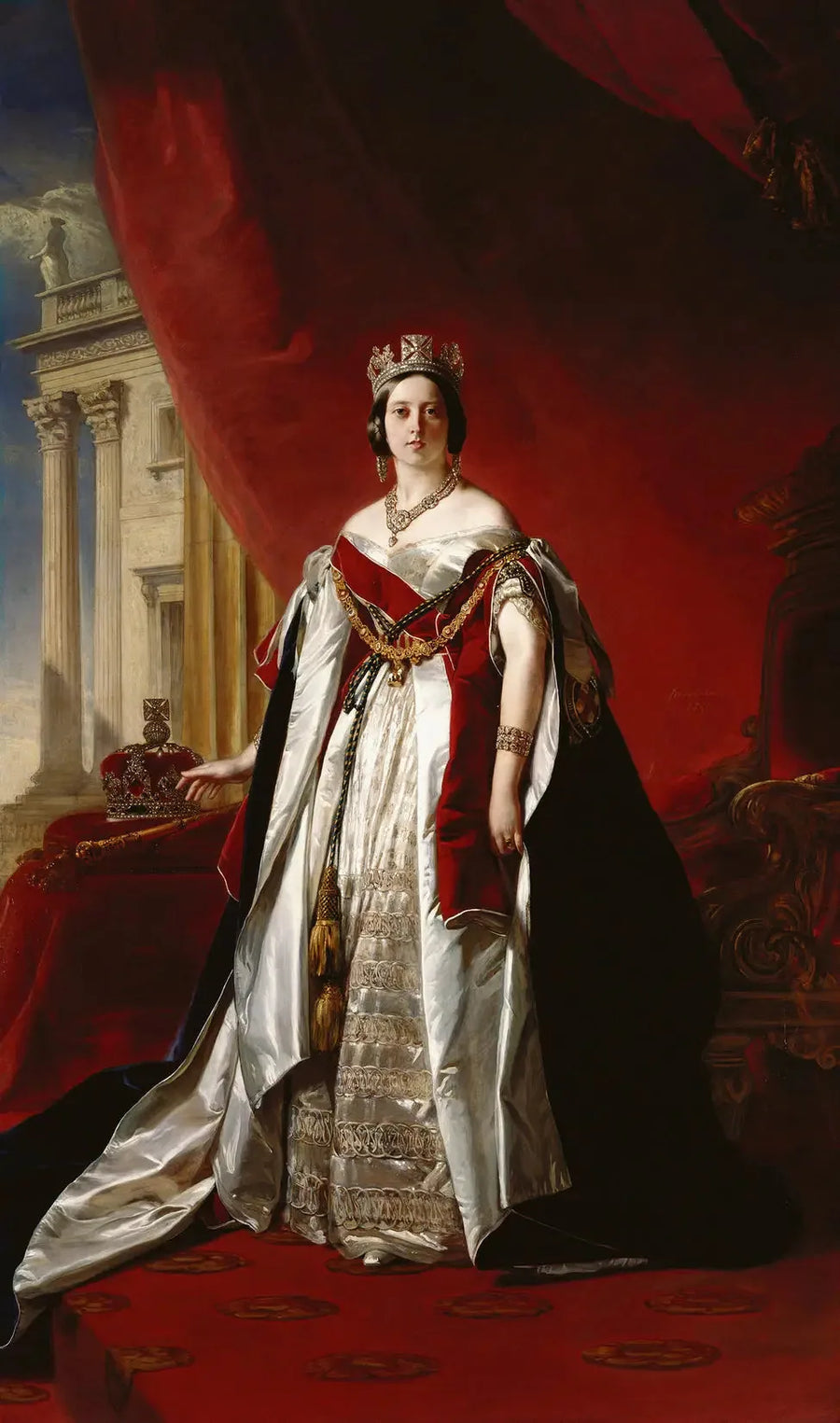 빅토리아 여왕 (1819-1901) - 프란츠 자버 윈터할터

Source:
La reine Victoria (1819-1901) - Franz Xaver Winterhalter