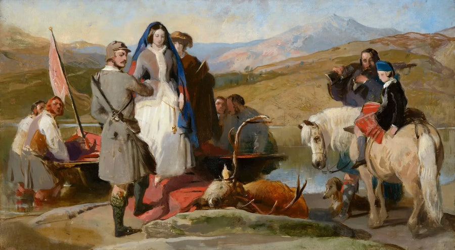 빅토리아 여왕이 Loch Muick에 상륙하다 - 에드윈 헨리 랜드시어

Source:
La reine Victoria débarque au Loch Muick - Edwin Henry Landseer