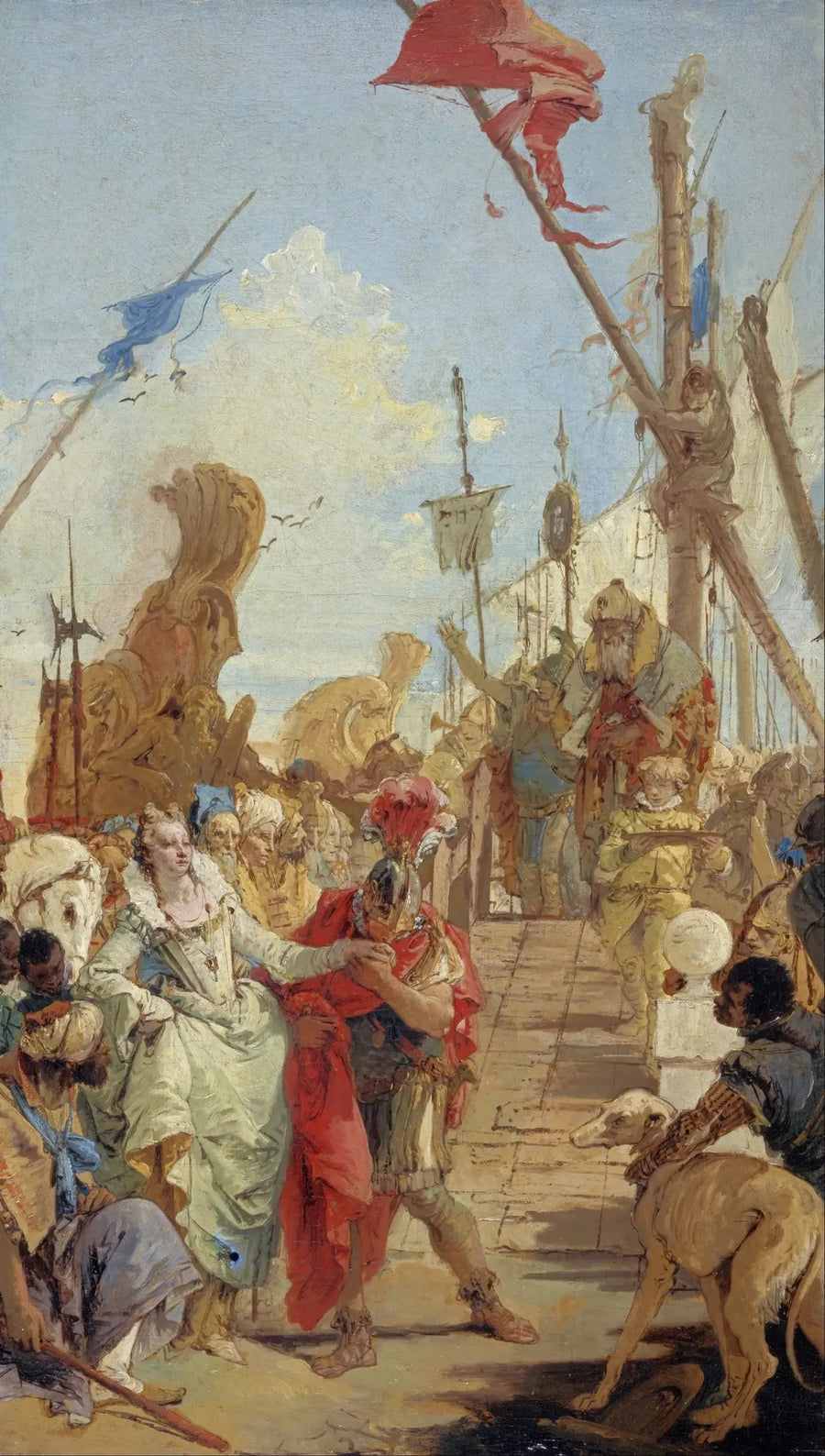 앙투안과 클레오파트라의 만남 - 조반니 바티스타 티에폴로

Source:
La rencontre d'Antoine et Cléopâtre - Giovanni Battista Tiepolo