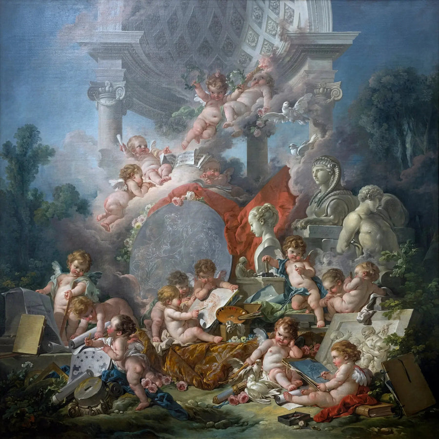 라 레위니옹 데 아르 - 프랑수아 부셰

Source:
La Réunion des Arts - François Boucher