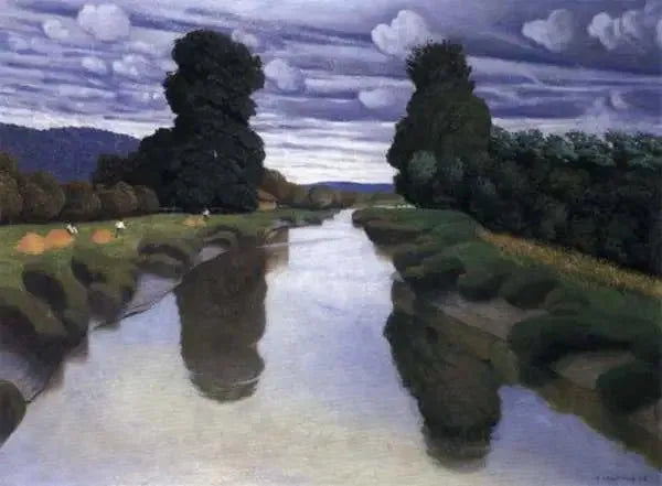 르 리슬 근처 베르빌 - 펠릭스 발로통

Source:
La Risle près de Berville - Félix Vallotton
