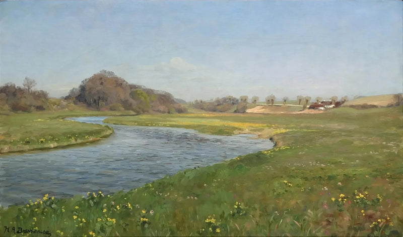 헤를루프스홀름 근처의 Suså 강. - H. A. Brendekilde

Source:
La rivière Suså près de Herlufsholm. - H. A. Brendekilde