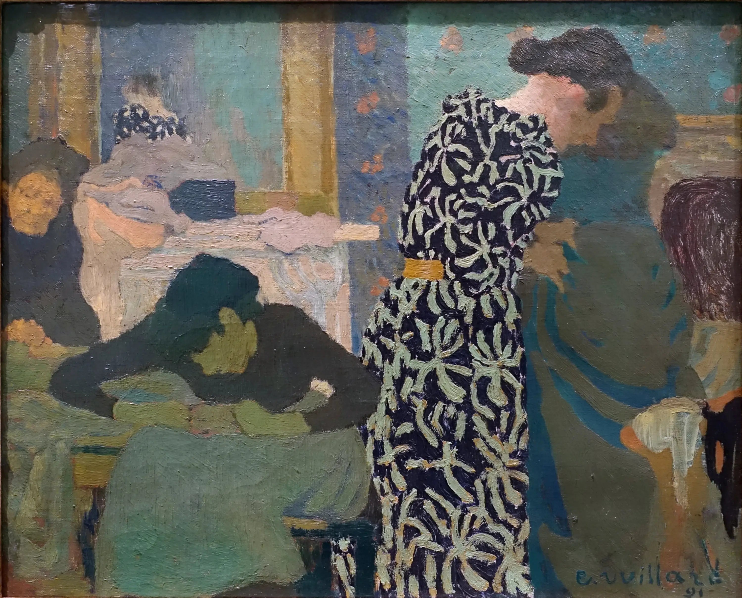 La robe à ramages - Édouard Vuillard - Alpha Reproduction