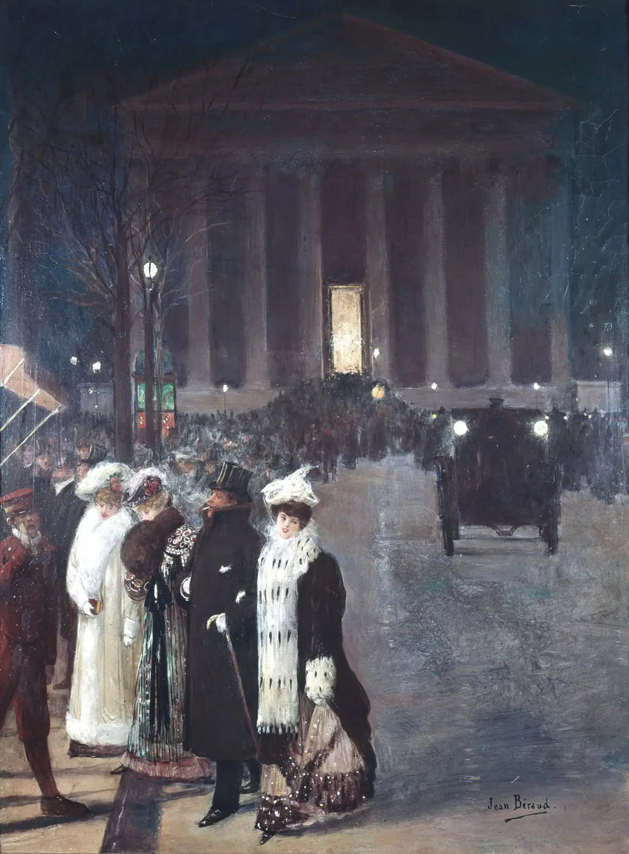 크리스마스 저녁의 로열 거리 - 장 보로

Source:
La rue Royale, le soir de Noël - Jean Béraud