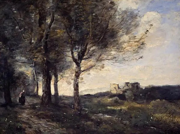 La ruine - Jean-Baptiste Camille Corot - Alpha Reproduction
