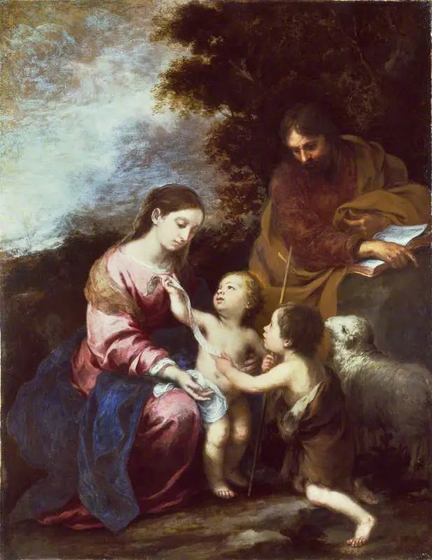 성가족과 세례받는 어린이 - 바르톨로메 에스테반 무리요

Source:
La Sainte Famille avec l'enfant Baptiste - Bartolomé Esteban Murillo