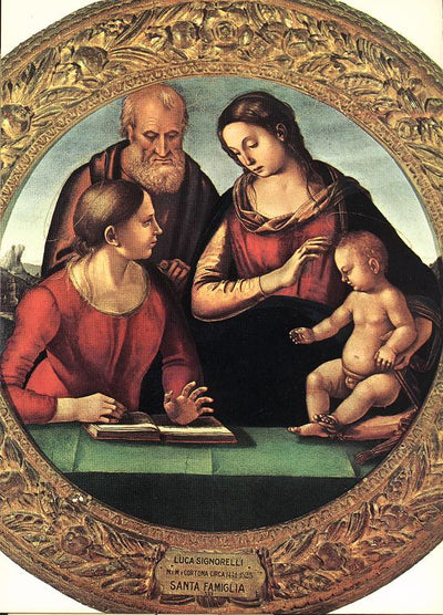 La Sainte Famille avec saint - Luca Signorelli - Alpha Reproduction
