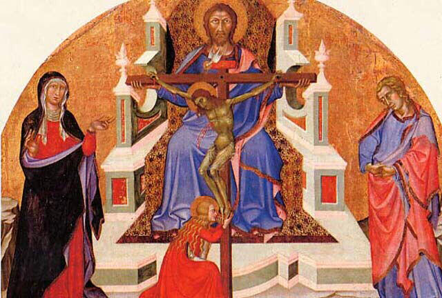 성삼위일체 (삼위일체 제단화) - 바르톨로 디 프레디