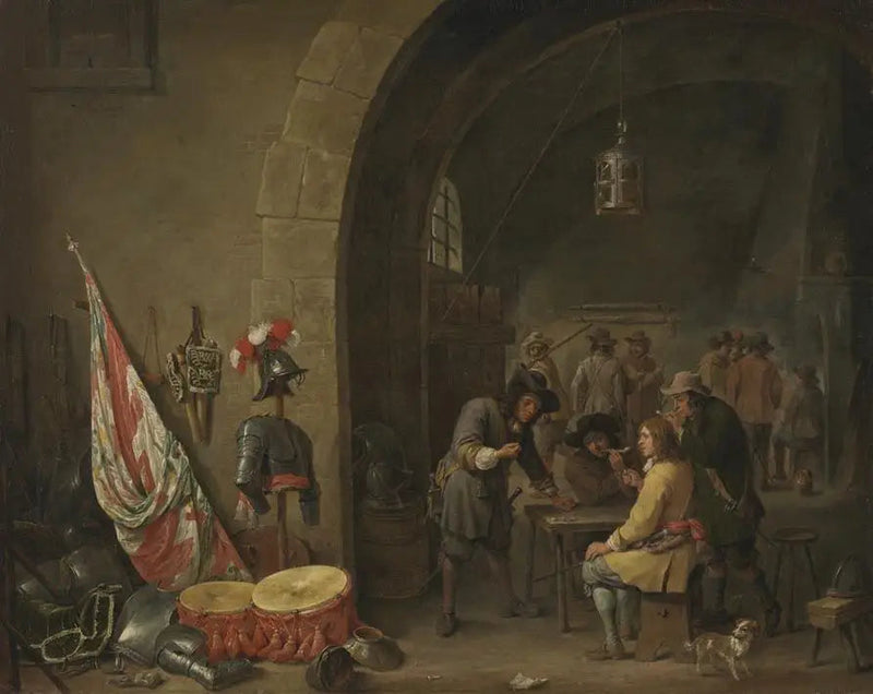 경비실 - 다비드 테니에르스 더 쥬네

Source:
La salle de garde - David Teniers le Jeune