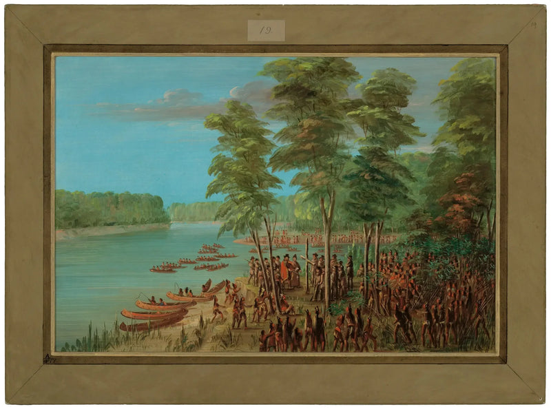 알파 재생 - 유화 그림 복제품

Source:
La Salle prend possession des terres à l'embouchure de l'Arkansas. 10 mars 1682 - George Catlin