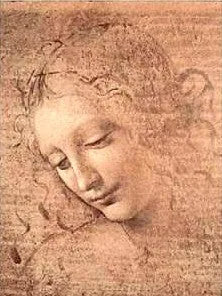 La Scapigliata / Tête de femme - Léonard de Vinci