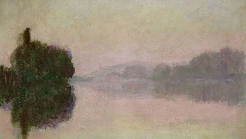 포르트-빌레즈의 세느 강, 저녁의 효과 - Claude Monet