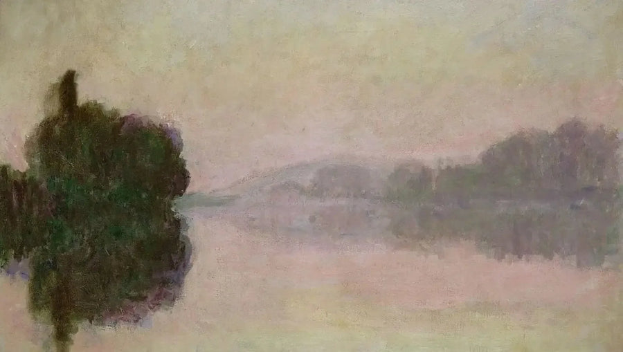 포르트-빌레즈의 세느 강, 저녁의 효과 - Claude Monet
