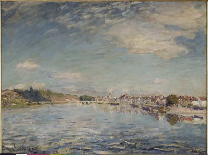 La Seine à Saint-Mammès - Alfred Sisley image 1 reproduction réalisée par Alpha Reproduction