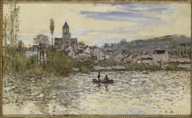 La Seine à Vétheuil - Claude Monet image 1 reproduction de peinture à l’huile