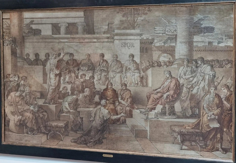 리가리우스의 문장 - 찰스 메이니에르

Source:
La sentence de Ligarius - Charles Meynier