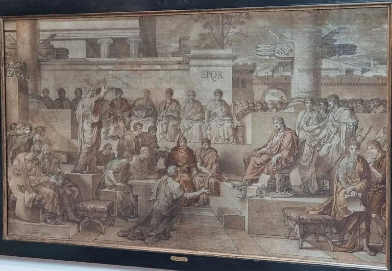 리가리우스의 문장 - 찰스 메이니에르

Source:
La sentence de Ligarius - Charles Meynier