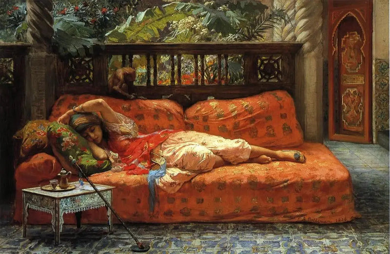 라 시에스트 (꿈속의 오후) - 프레데릭 아서 브리드맨

Source:
La Sieste (Après-midi en rêve) - Frederick Arthur Bridgman