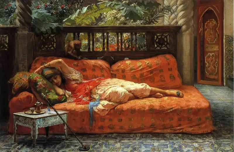 라 시에스트 (꿈속의 오후) - 프레데릭 아서 브리드맨

Source:
La Sieste (Après-midi en rêve) - Frederick Arthur Bridgman